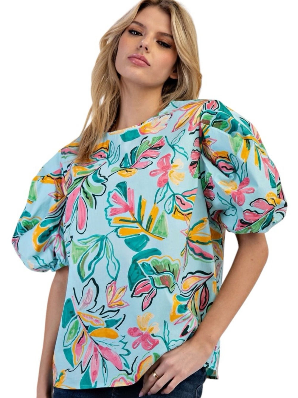 759:  EASEL NWT TOP SEAFOAM (H24)